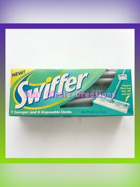 Swiffer Original Sweeper Starter Kit Vintage Package Brand New